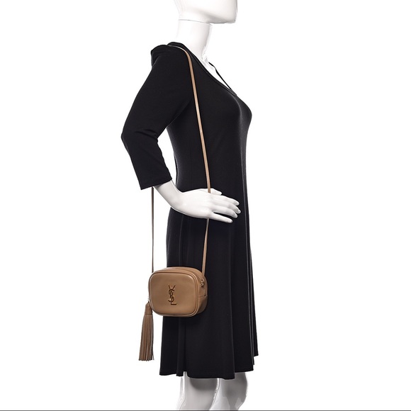 YSL Authentic Deep Beige Napa Blogger Mini Bag. - Picture 2 of 9